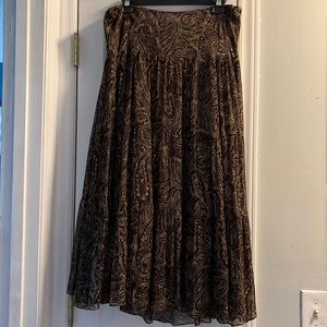 Lauren silk skirt
